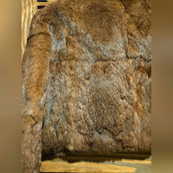 Vintage Rabbit Fur Mini Coat Size Small - Picture 10 of 15